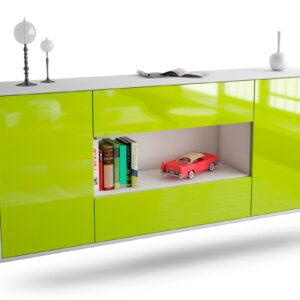 Sideboard Denton, Grün, hängend (180x79x35cm)