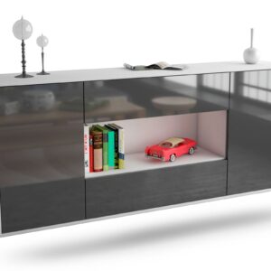 Sideboard Denton, Grau, hängend (180x79x35cm)