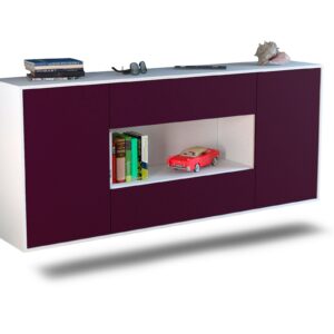 Sideboard Denton, Lila, hängend (180x79x35cm)