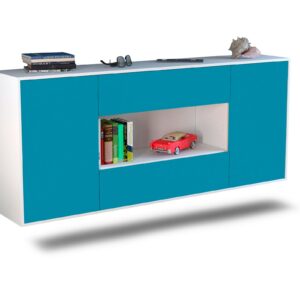 Sideboard Denton, Türkis, hängend (180x79x35cm)