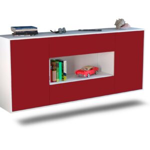 Sideboard Denton, Bordeaux, hängend (180x79x35cm)