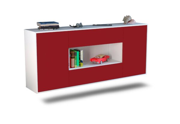 Sideboard Denton, Bordeaux, hängend (180x79x35cm)