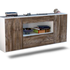 Sideboard Ann Arbor, Treibholz, hängend (180x79x35cm)