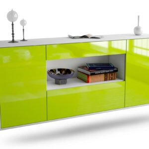 Sideboard Ann Arbor, Grün, hängend (180x79x35cm)