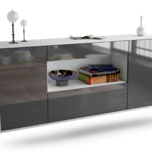 Sideboard Ann Arbor, Grau, hängend (180x79x35cm)
