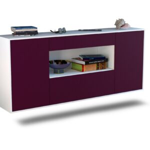 Sideboard Ann Arbor, Lila, hängend (180x79x35cm)