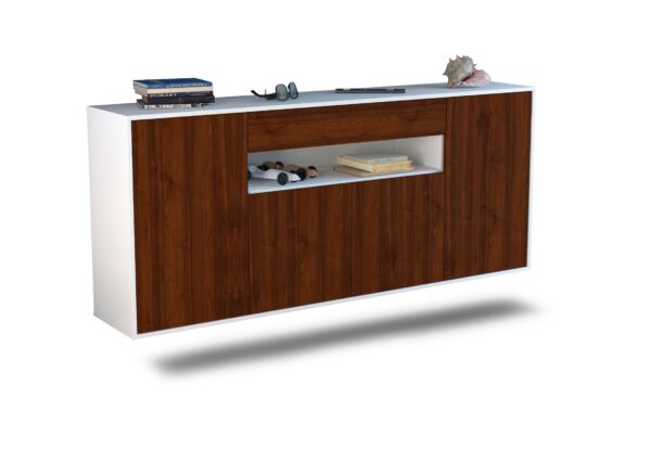 Sideboard Lansing, Walnuss, hängend (180x79x35cm)