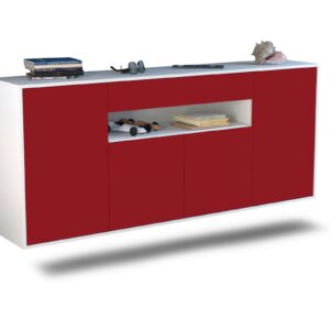 Sideboard Lansing, Bordeaux, hängend (180x79x35cm)