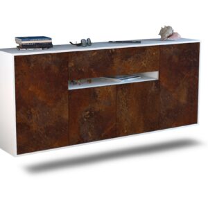 Sideboard Flint, Rost, hängend (180x79x35cm)