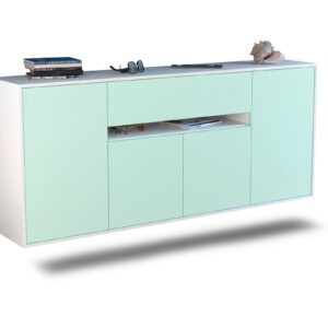 Sideboard Flint, Mint, hängend (180x79x35cm)