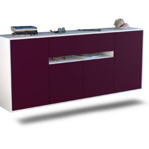 Sideboard Flint, Lila, hängend (180x79x35cm)