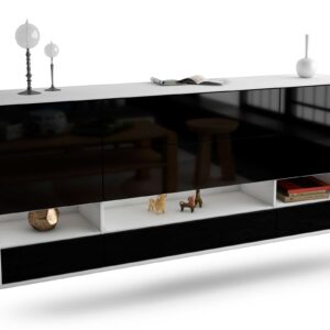 Sideboard Lafayette, Schwarz, hängend (180x79x35cm)