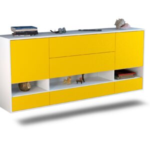 Sideboard Lafayette, Gelb, hängend (180x79x35cm)