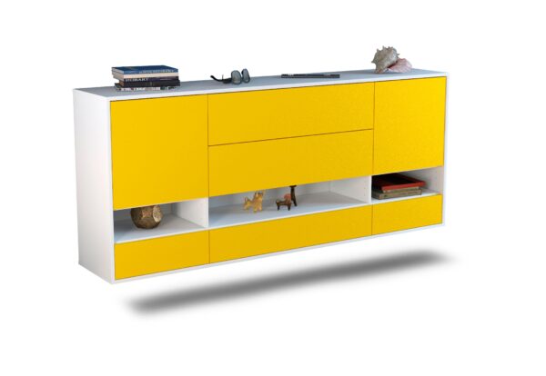 Sideboard Lafayette, Gelb, hängend (180x79x35cm)
