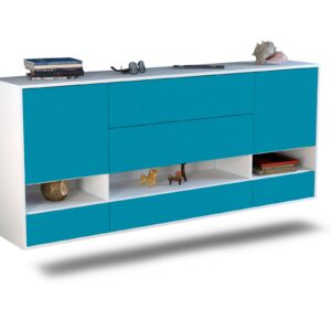 Sideboard Lafayette, Türkis, hängend (180x79x35cm)