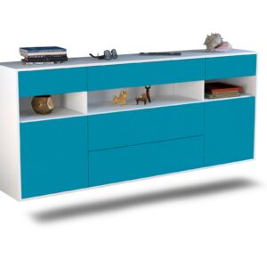 Sideboard Inglewood, Türkis, hängend (180x79x35cm)