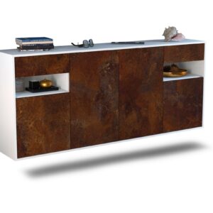 Sideboard Killeen, Rost, hängend (180x79x35cm)