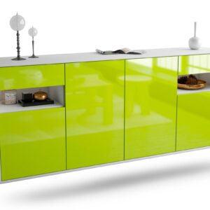 Sideboard Killeen, Grün, hängend (180x79x35cm)