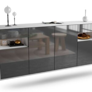 Sideboard Killeen, Grau, hängend (180x79x35cm)