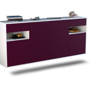 Sideboard Killeen, Lila, hängend (180x79x35cm)