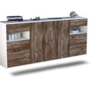 Sideboard Thornton, Treibholz, hängend (180x79x35cm)