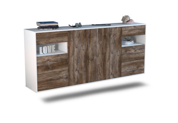 Sideboard Thornton, Treibholz, hängend (180x79x35cm)