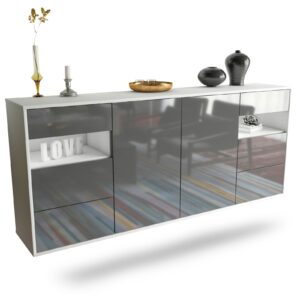 Sideboard Thornton, Grau, hängend (180x79x35cm)