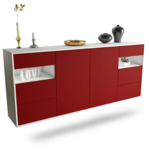 Sideboard Thornton, Bordeaux, hängend (180x79x35cm)