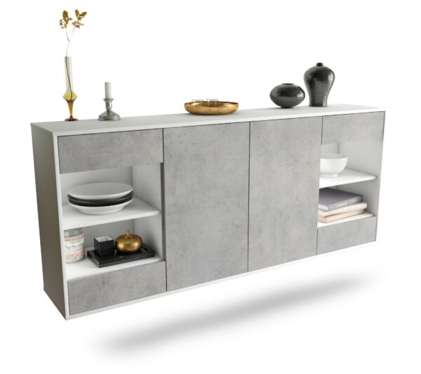 Sideboard Independence, Beton, hängend (180x79x35cm)