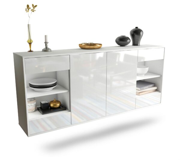 Sideboard Independence, Weiß, hängend (180x79x35cm)
