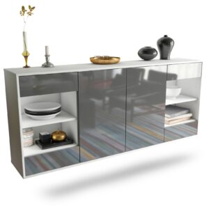 Sideboard Independence, Grau, hängend (180x79x35cm)