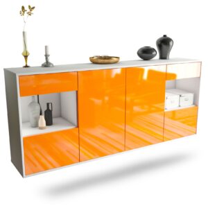 Sideboard Charleston, Orange, hängend (180x79x35cm)
