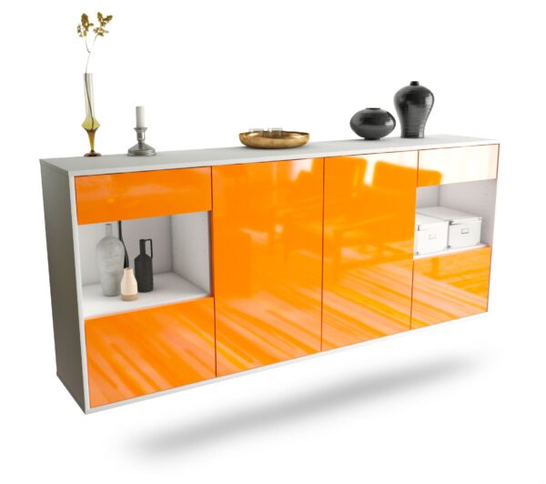 Sideboard Charleston, Orange, hängend (180x79x35cm)