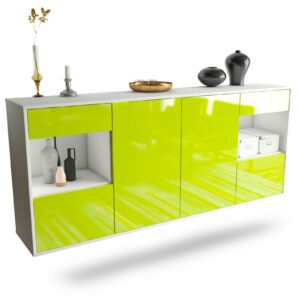 Sideboard Charleston, Grün, hängend (180x79x35cm)