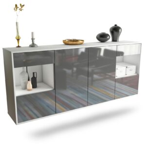 Sideboard Charleston, Grau, hängend (180x79x35cm)