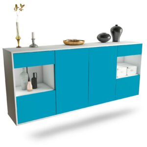 Sideboard Charleston, Türkis, hängend (180x79x35cm)