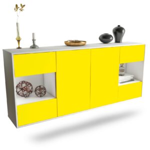 Sideboard Santa Clara, Gelb, hängend (180x79x35cm)