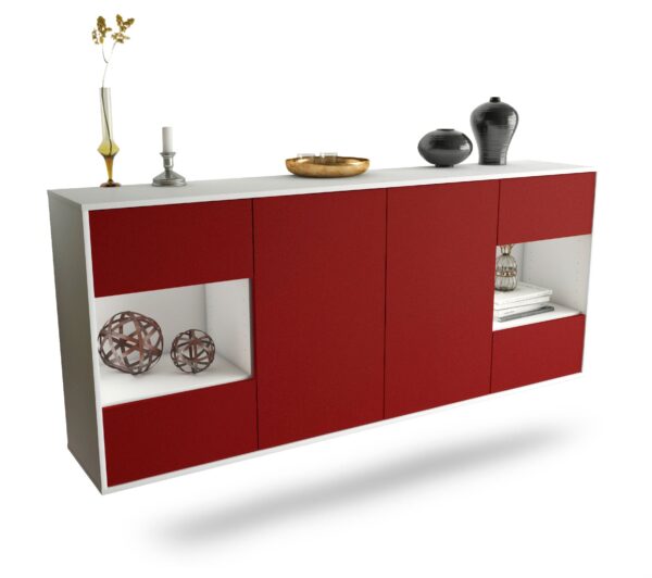 Sideboard Santa Clara, Bordeaux, hängend (180x79x35cm)
