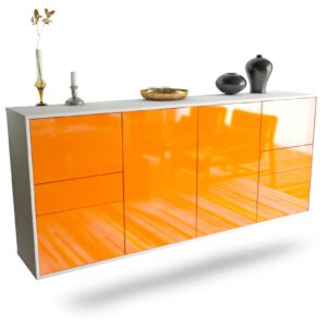 Sideboard Beaumont, Orange, hängend (180x79x35cm)