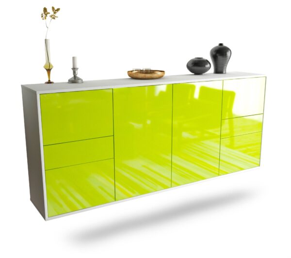 Sideboard Beaumont, Grün, hängend (180x79x35cm)