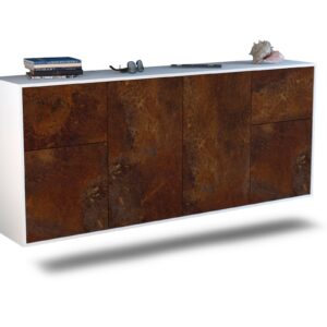 Sideboard Costa Mesa, Rost, hängend (180x79x35cm)