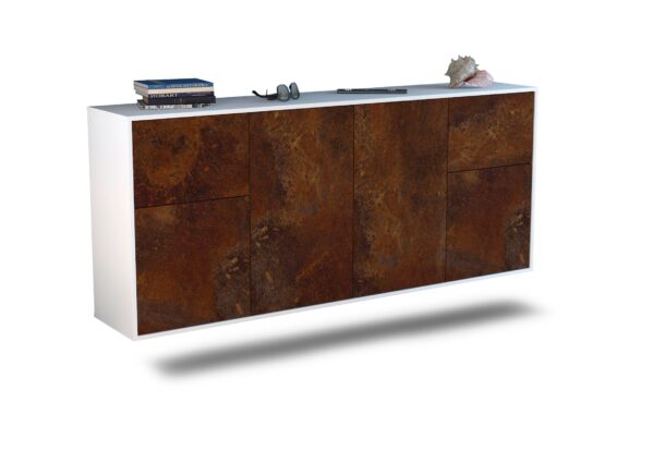 Sideboard Costa Mesa, Rost, hängend (180x79x35cm)