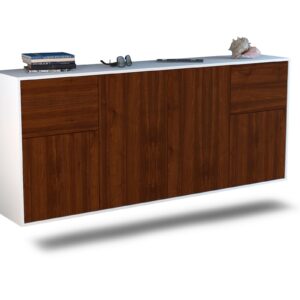 Sideboard Costa Mesa, Walnuss, hängend (180x79x35cm)
