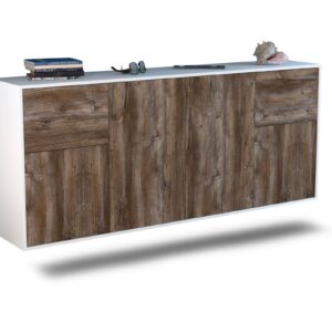 Sideboard Costa Mesa, Treibholz, hängend (180x79x35cm)