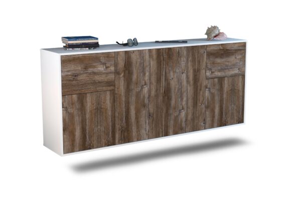 Sideboard Costa Mesa, Treibholz, hängend (180x79x35cm)