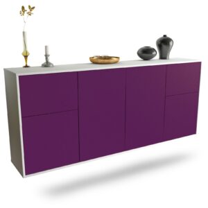 Sideboard Costa Mesa, Lila, hängend (180x79x35cm)