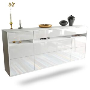 Sideboard Manchester, Weiß, hängend (180x79x35cm)