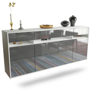 Sideboard Manchester, Grau, hängend (180x79x35cm)