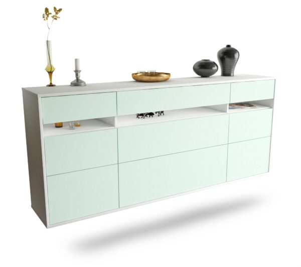 Sideboard Manchester, Mint, hängend (180x79x35cm)