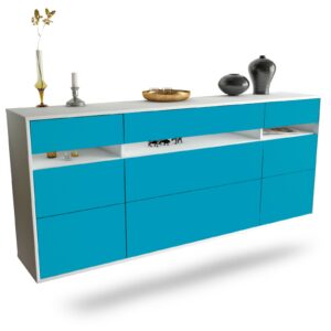 Sideboard Manchester, Türkis, hängend (180x79x35cm)